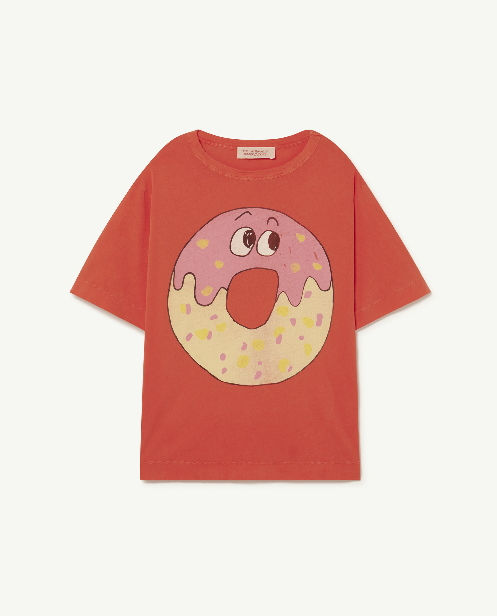 Red Donut Rooster Oversize T-Shirt