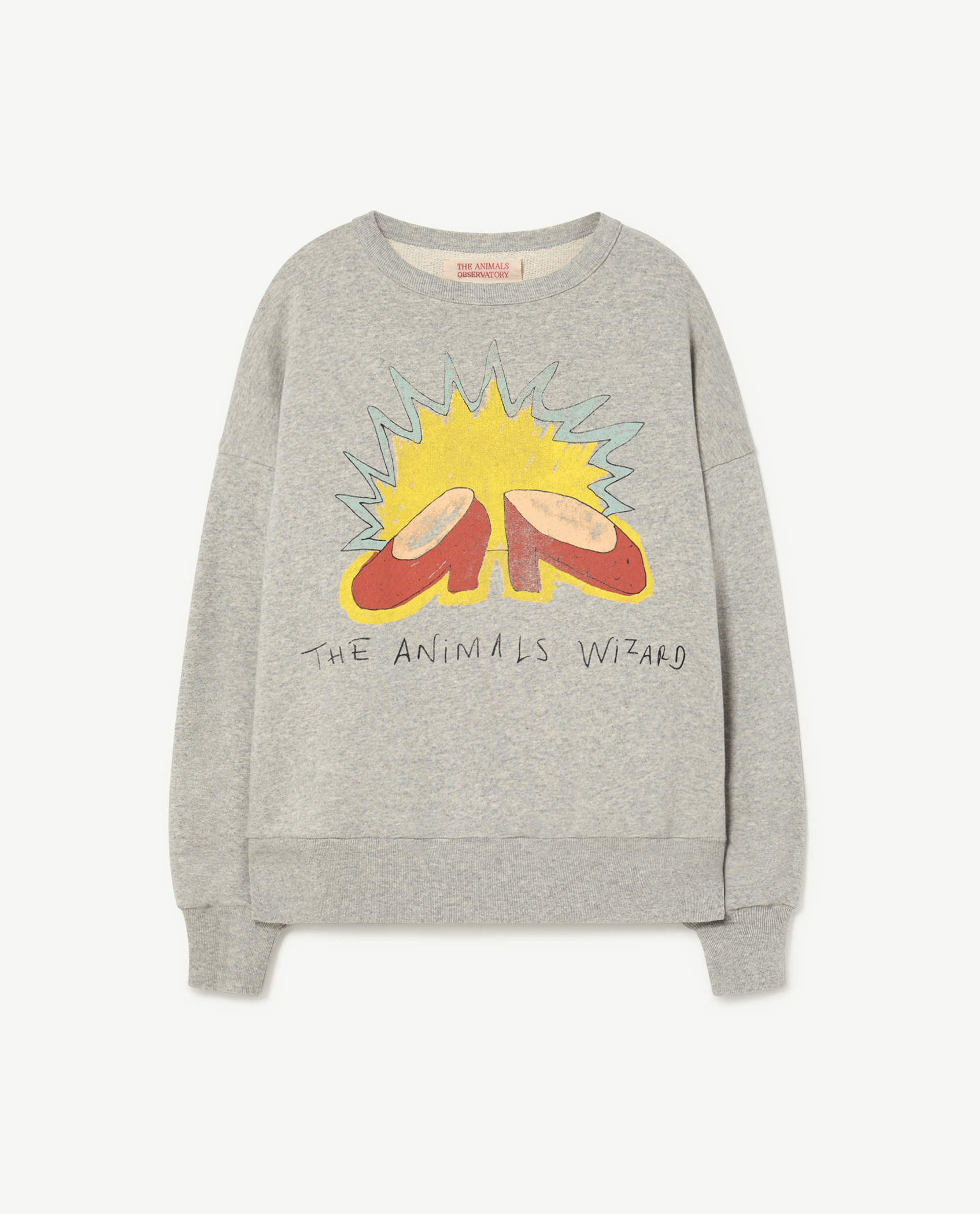 Grey Wizard Bear Oversize Sweatshirt