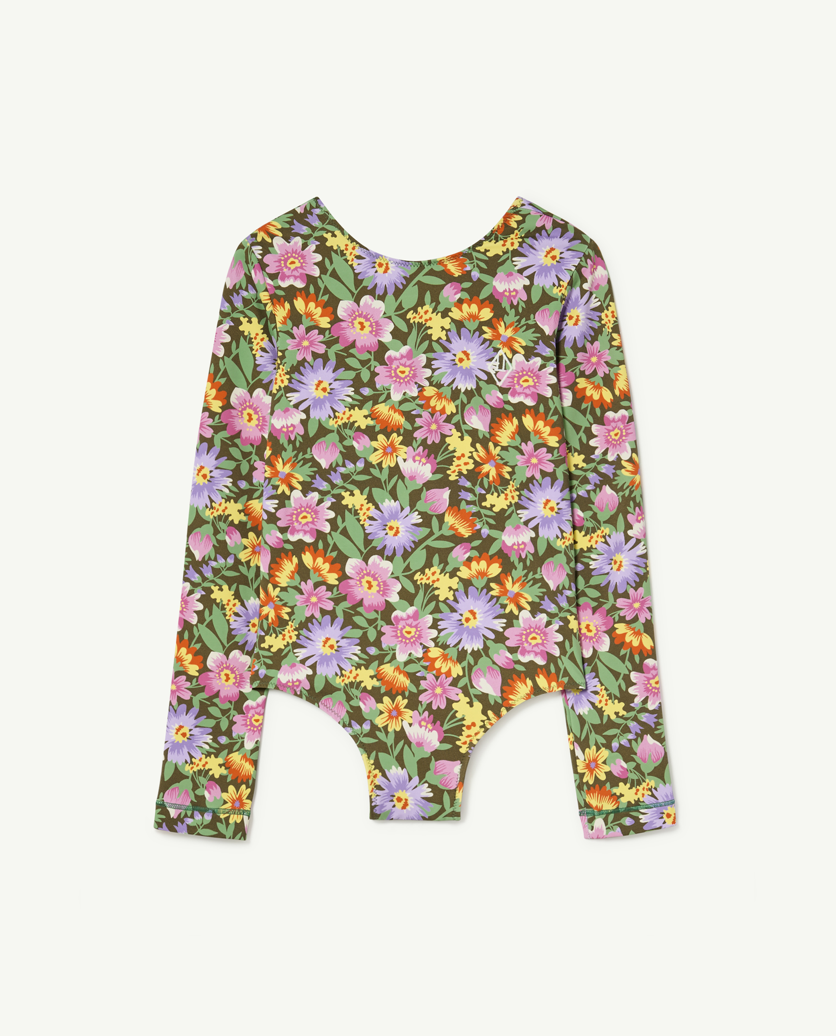 Deep Brown Flowers Clownfish Swimsuit