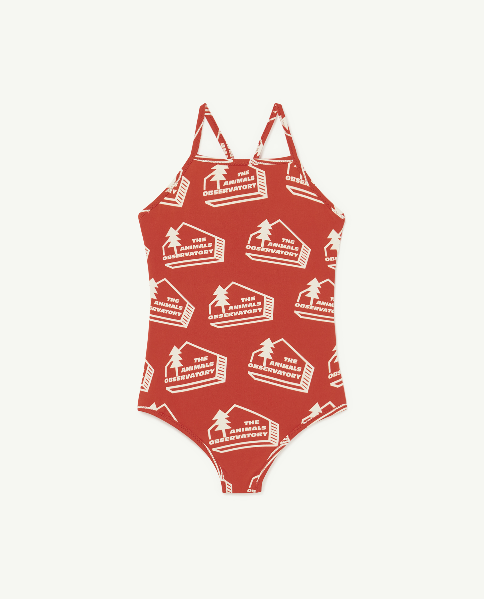 Red The Animals Trout Swimsuit