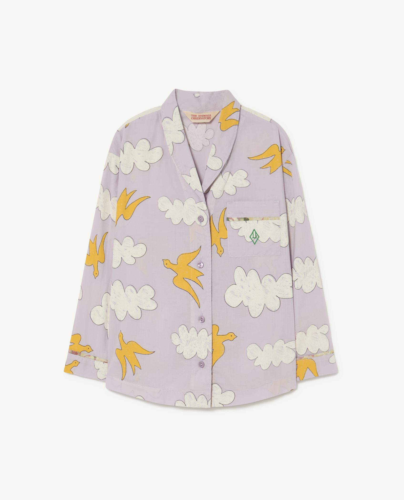 Lavand Clouds Wolf Shirt