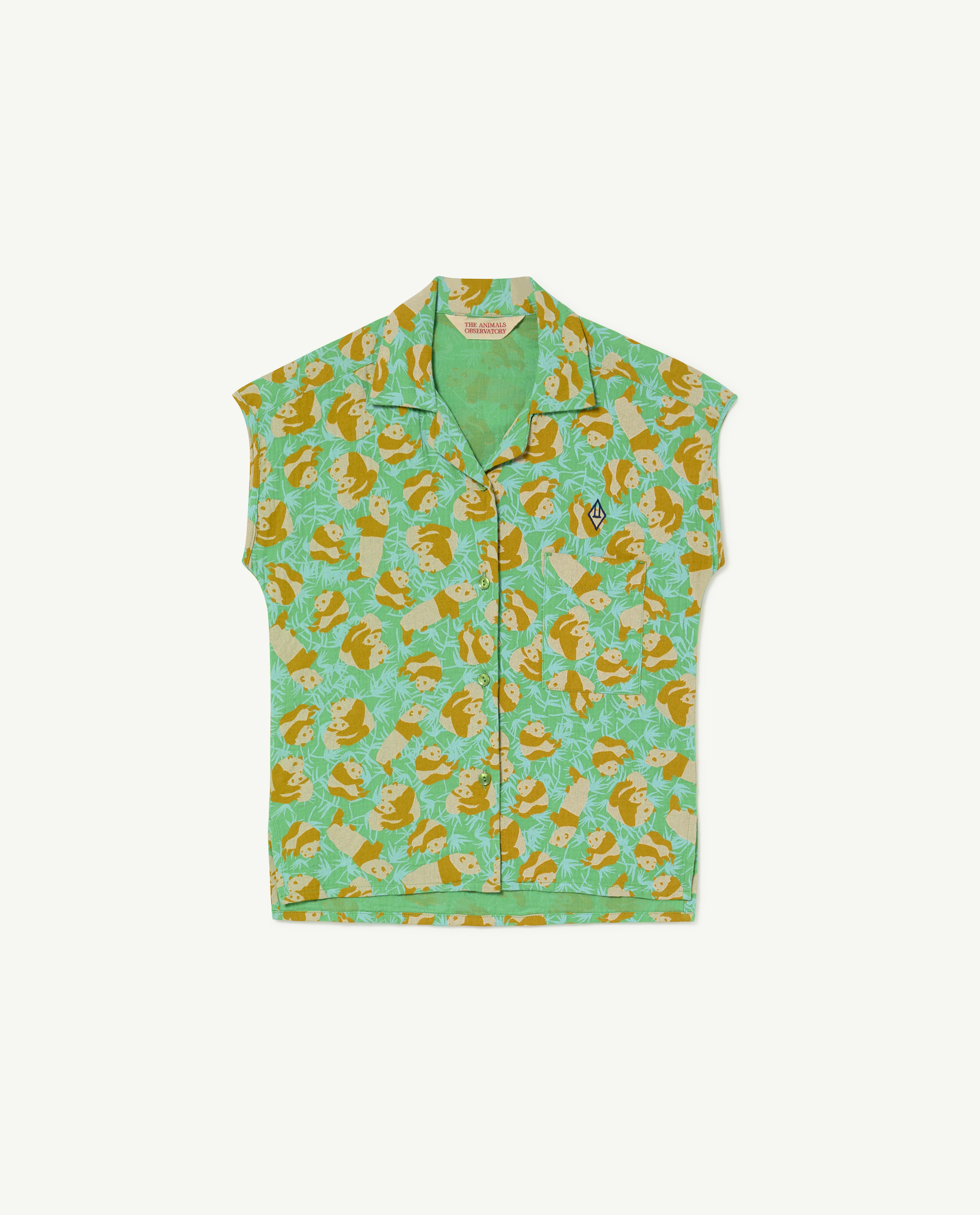 Green Pandas Kangaroo Shirt