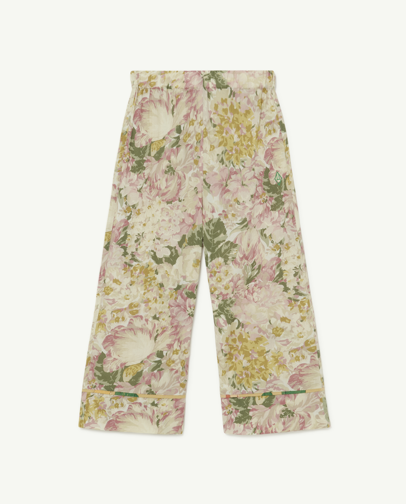 White Flowers Antelope Pants