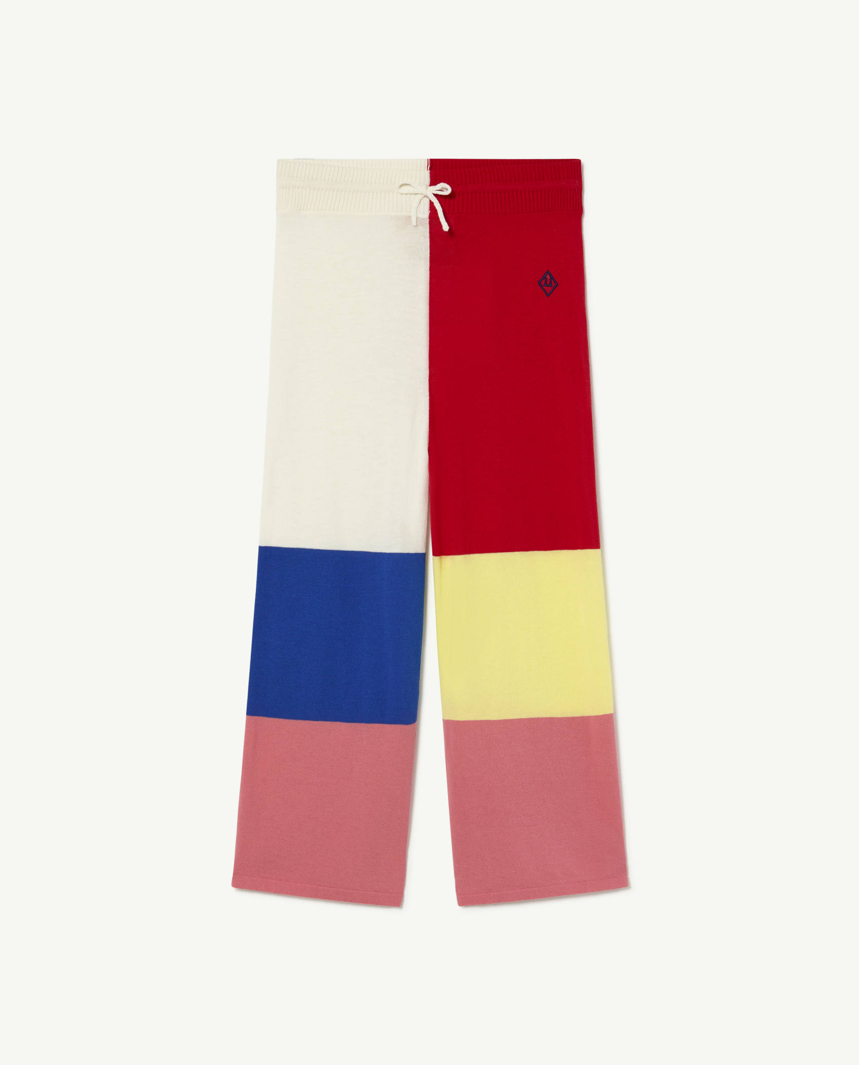 Multicolor Geometric Crow Pants