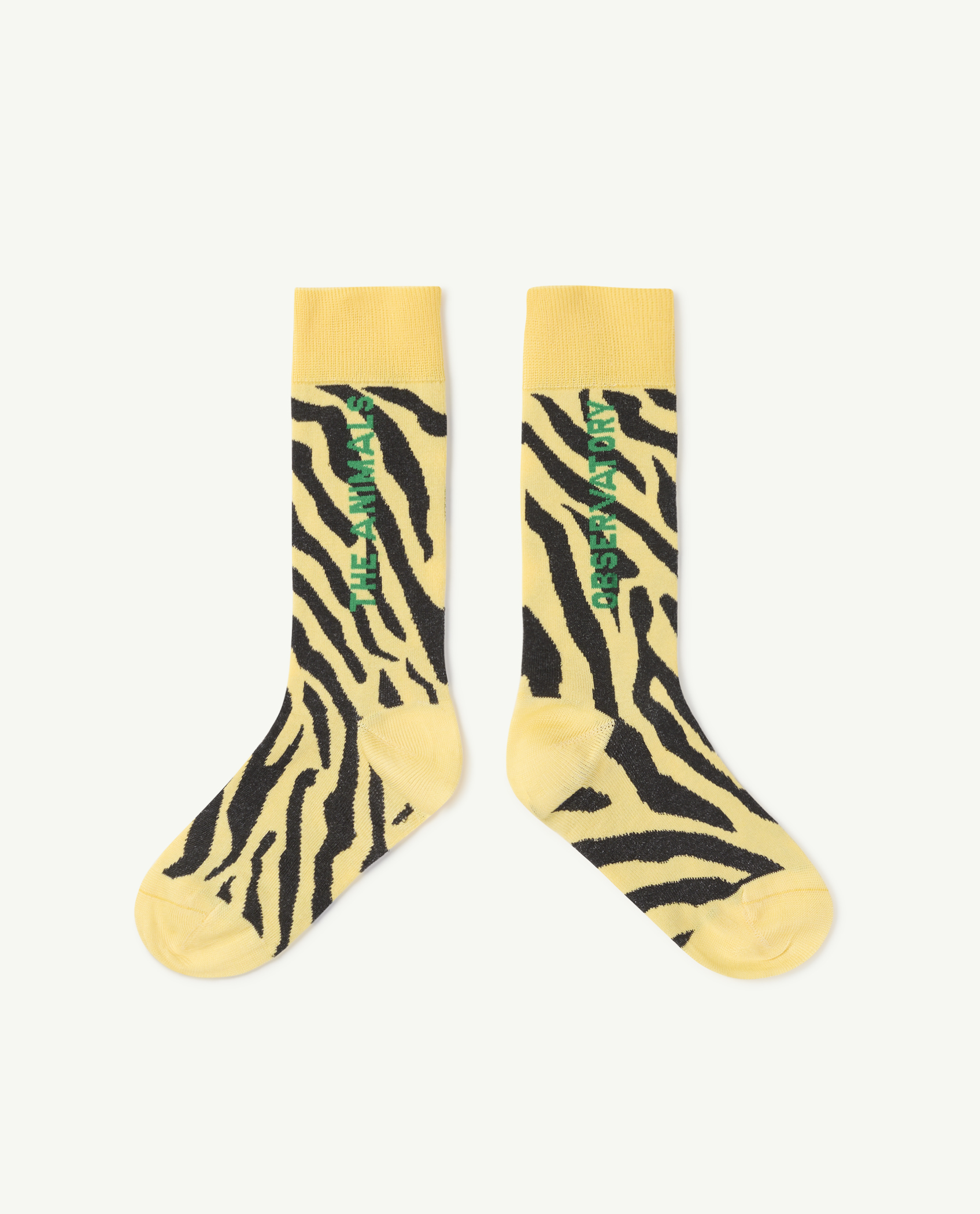 Yellow Zebra Worm Socks