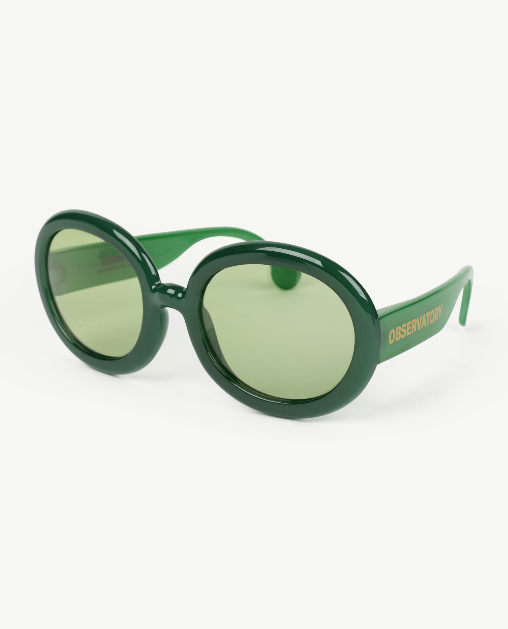 Green Circular Sunglasses